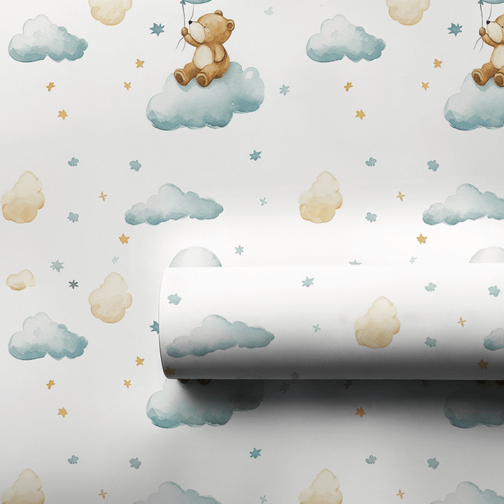 Bearly Floating - Wrapping Paper - Aspen & Arlo