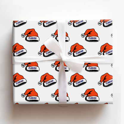 Beachside Santa Hat - Wrapping Paper - Aspen & Arlo