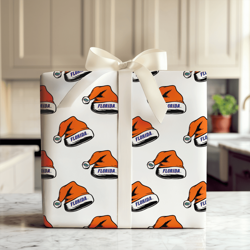 Beachside Santa Hat - Wrapping Paper - Aspen & Arlo