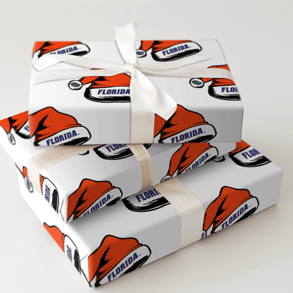 Beachside Santa Hat - Wrapping Paper - Aspen & Arlo