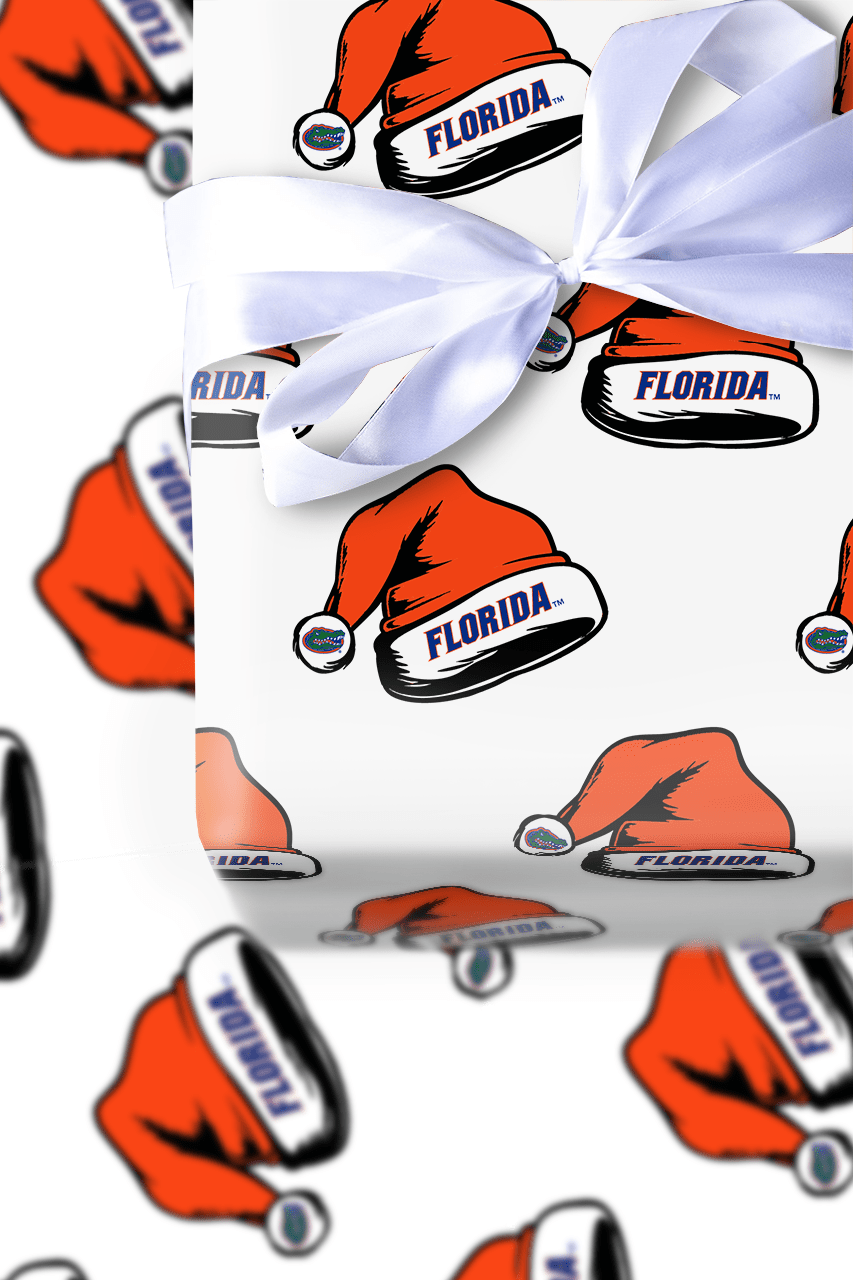 Beachside Santa Hat - Wrapping Paper - Aspen & Arlo