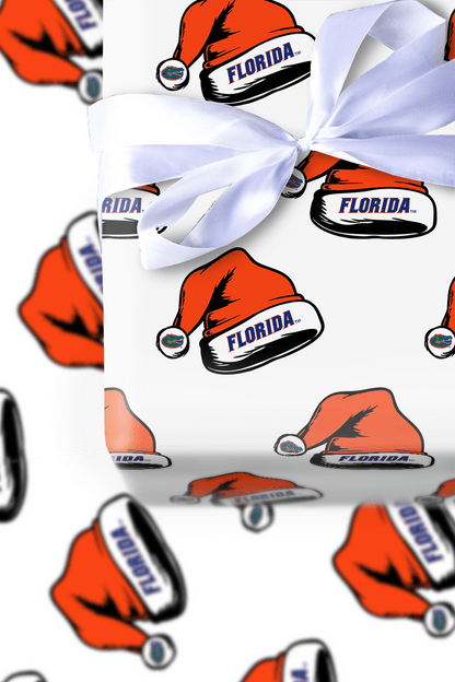 Beachside Santa Hat - Wrapping Paper - Aspen & Arlo