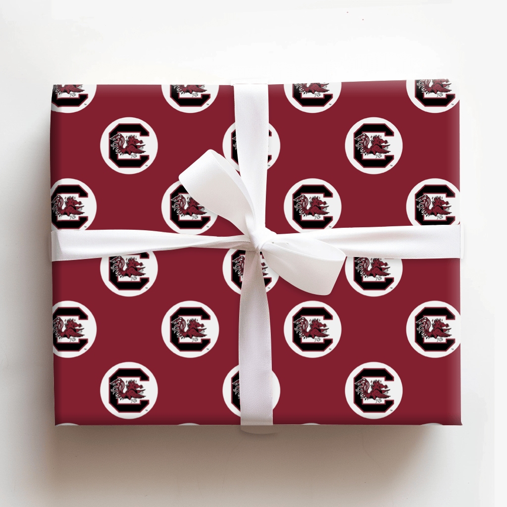 Gamecock Circle Crest - Wrapping Paper - Aspen & Arlo