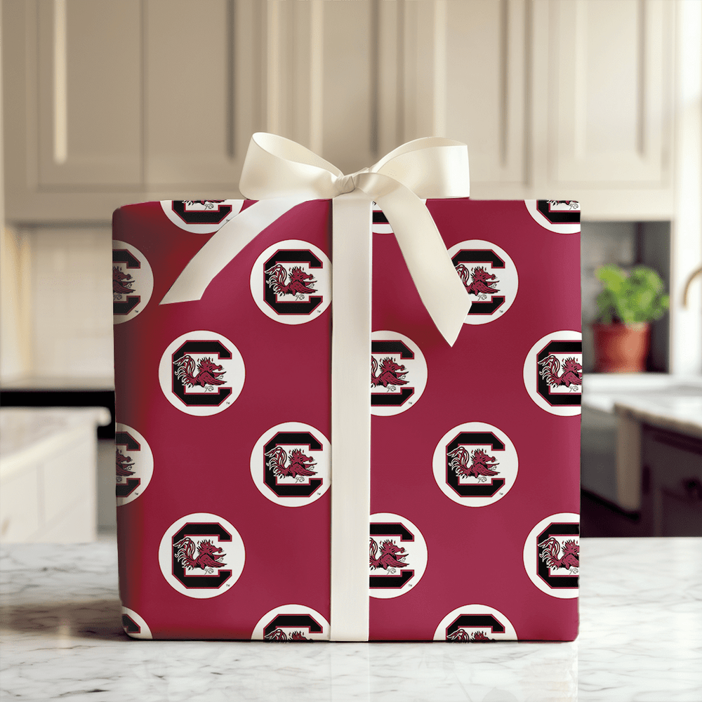Gamecock Circle Crest - Wrapping Paper - Aspen & Arlo