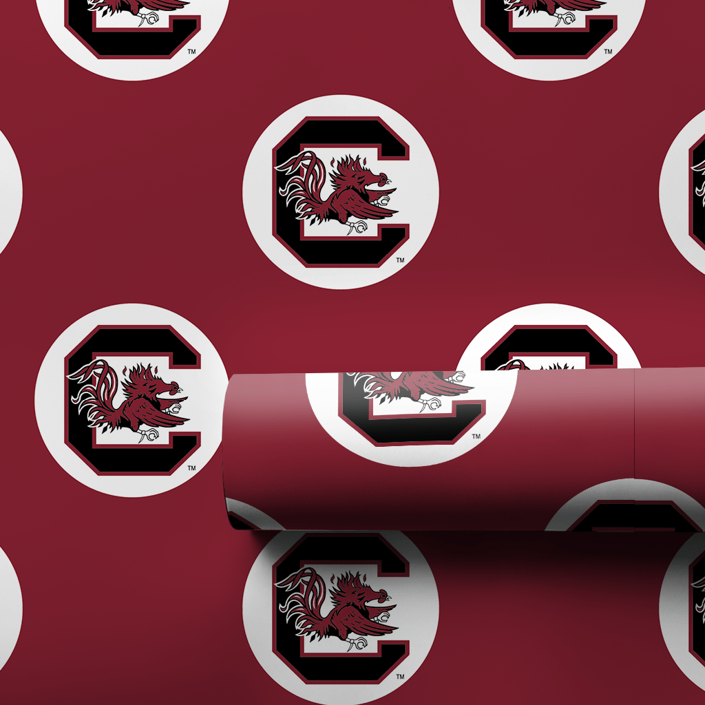 Gamecock Circle Crest - Wrapping Paper - Aspen & Arlo