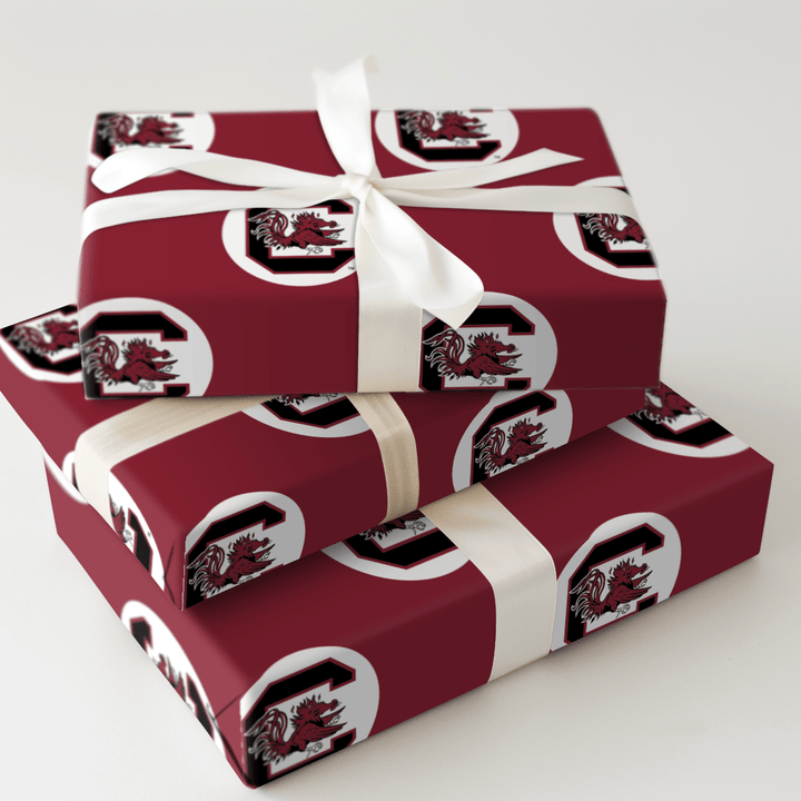 Gamecock Circle Crest - Wrapping Paper - Aspen & Arlo