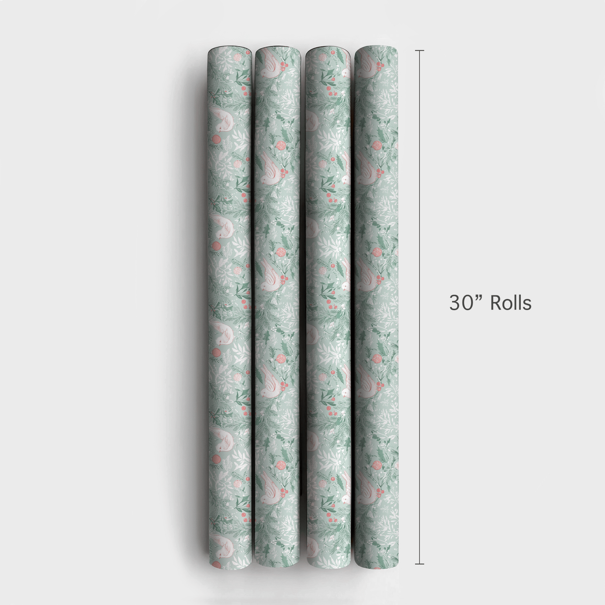 Frosted Flock - Wrapping Paper - Aspen & Arlo