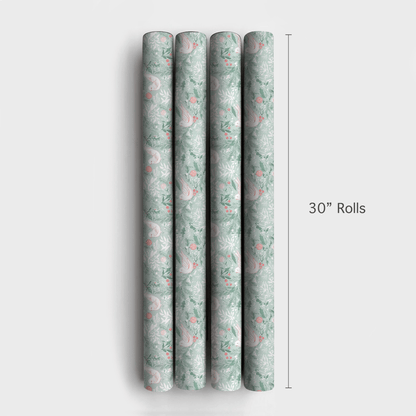 Frosted Flock - Wrapping Paper - Aspen & Arlo