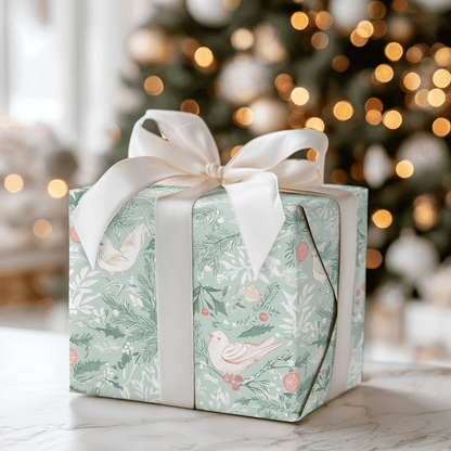 Frosted Flock - Wrapping Paper - Aspen & Arlo