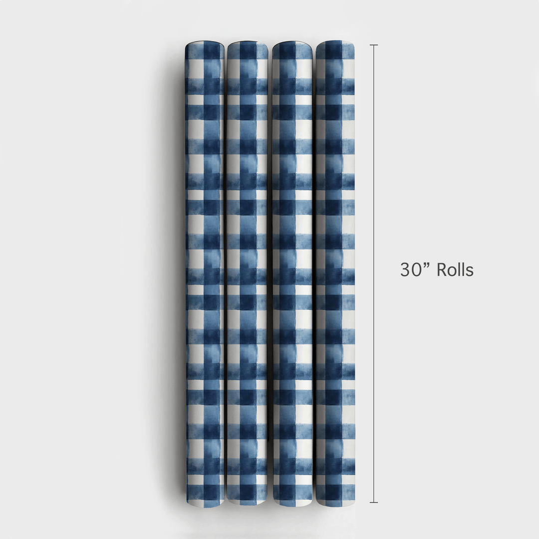 Cobalt Crusher - Wrapping Paper - Aspen & Arlo