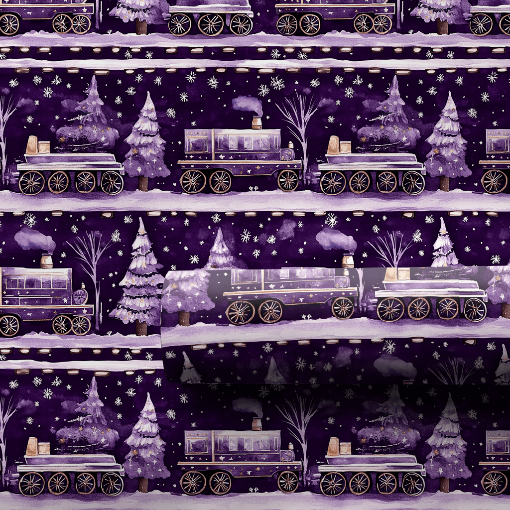 Midnight Train - Wrapping Paper - Aspen & Arlo