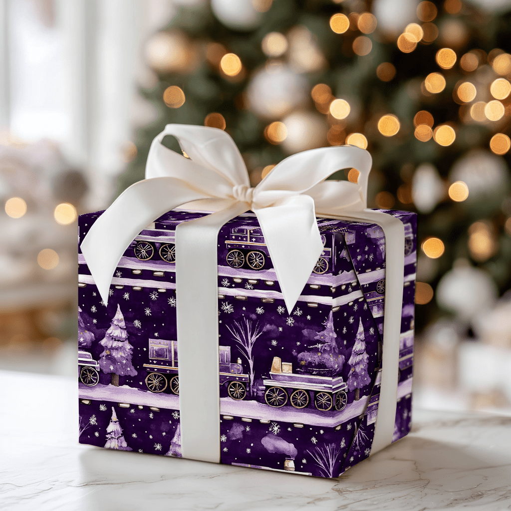 Midnight Train - Wrapping Paper - Aspen & Arlo