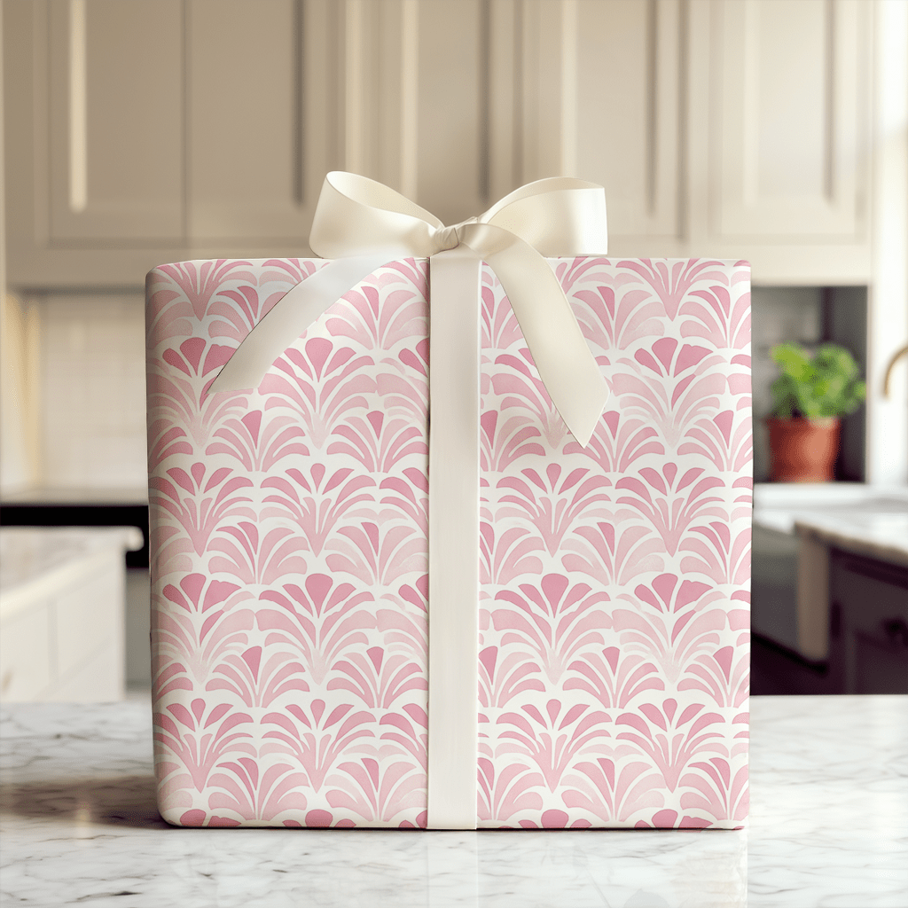 Pink Moon Glow - Wrapping Paper - Aspen & Arlo
