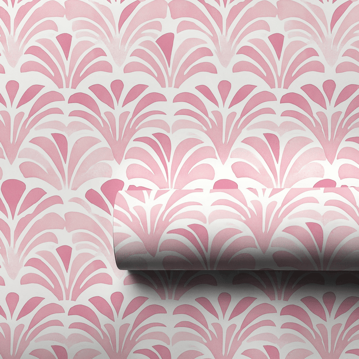 Pink Moon Glow - Wrapping Paper - Aspen & Arlo