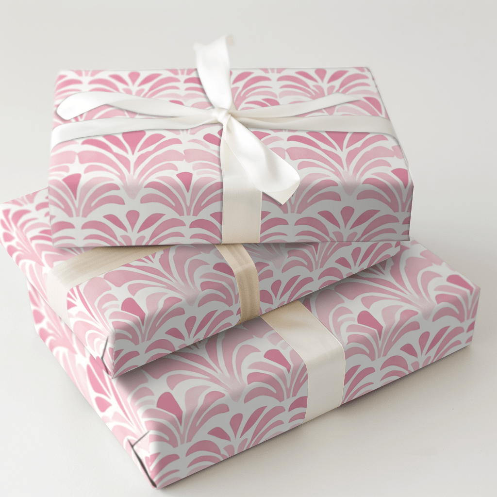 Pink Moon Glow - Wrapping Paper - Aspen & Arlo