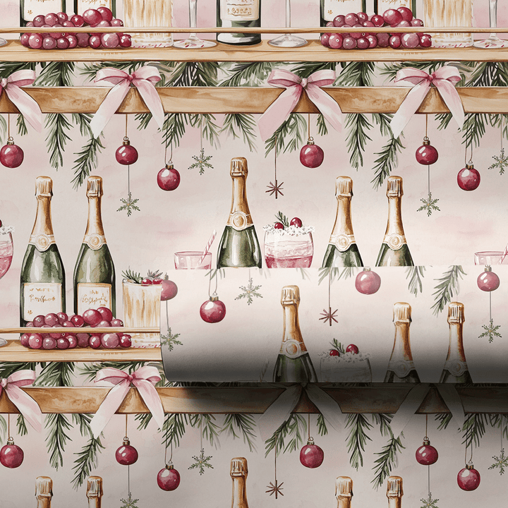 Spirits of Christmas Shelf - Wrapping Paper - Aspen & Arlo