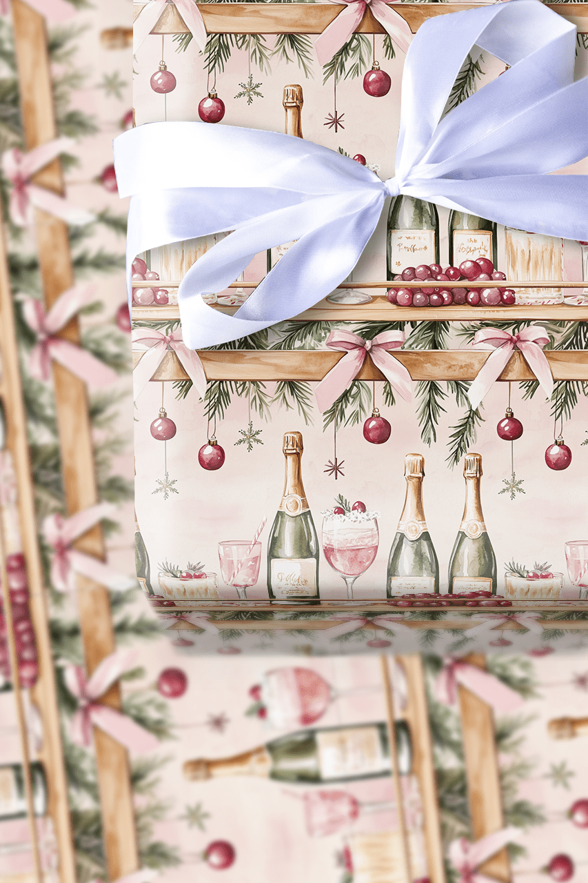 Spirits of Christmas Shelf - Wrapping Paper - Aspen & Arlo