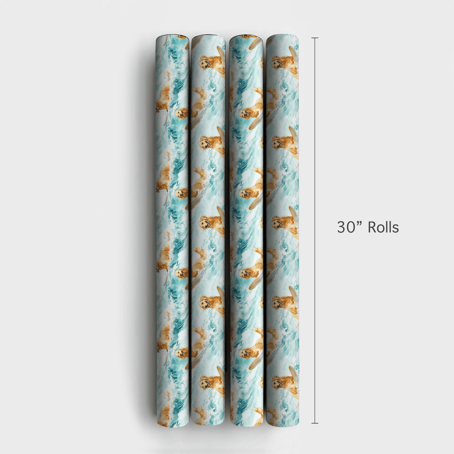 Stay Gold and Wag On - Wrapping Paper - Aspen & Arlo