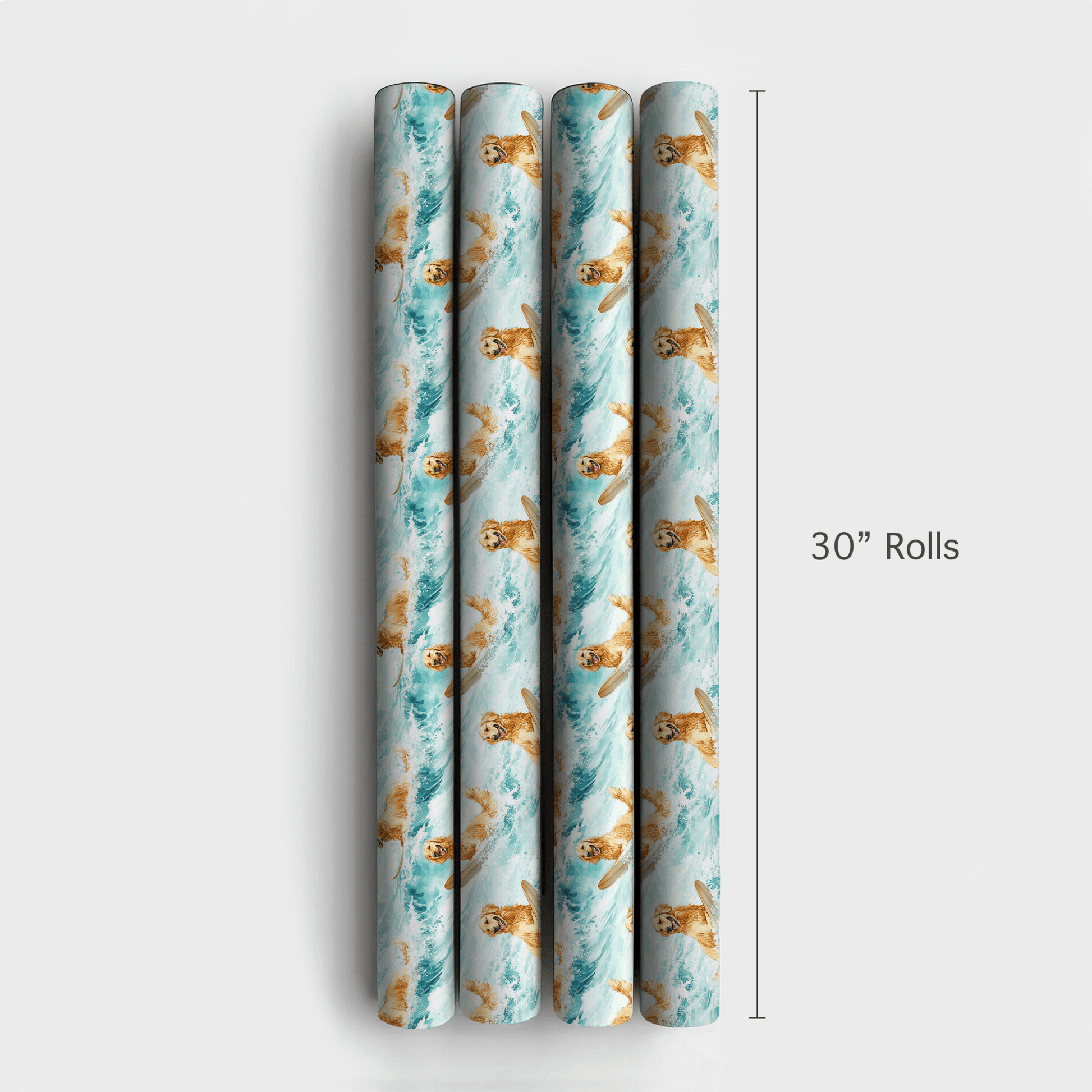 Stay Gold and Wag On - Wrapping Paper - Aspen & Arlo