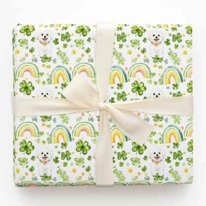 Rainbows with the Maltese - Wrapping Paper - Aspen & Arlo