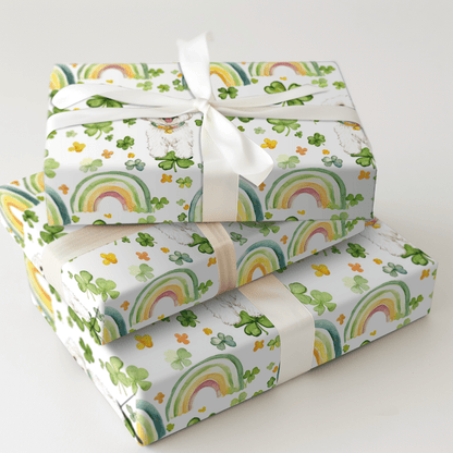 Rainbows with the Maltese - Wrapping Paper - Aspen & Arlo