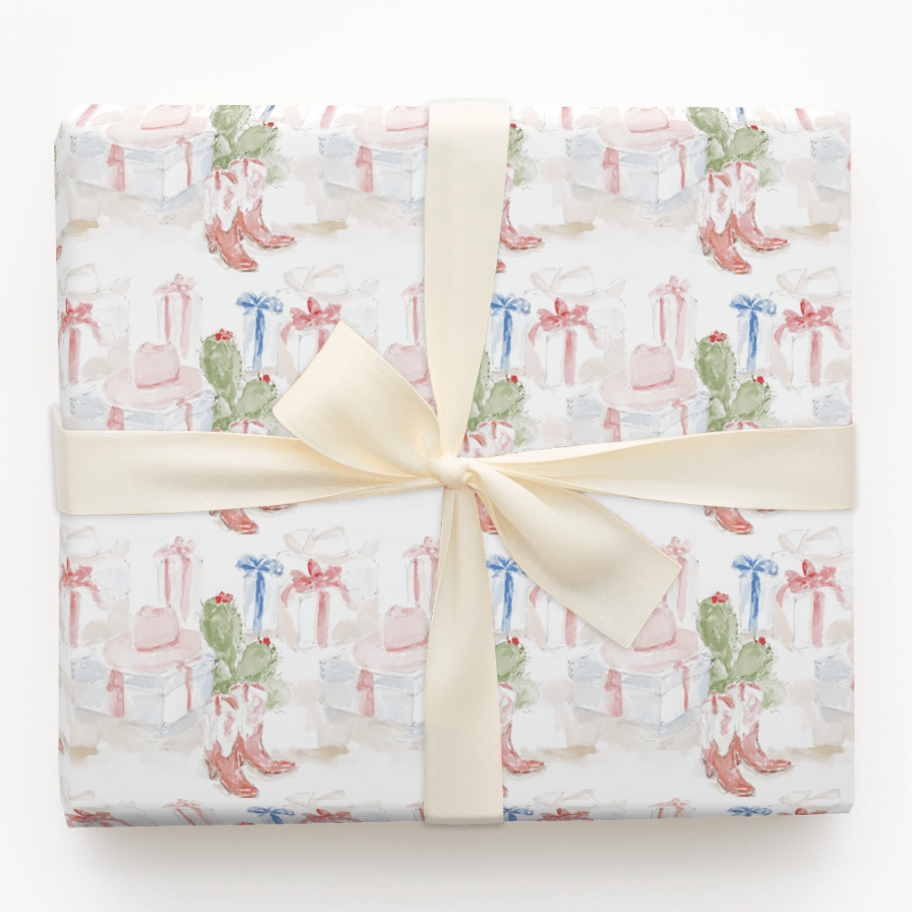 Cowgirl Christmas - Wrapping Paper - Aspen & Arlo