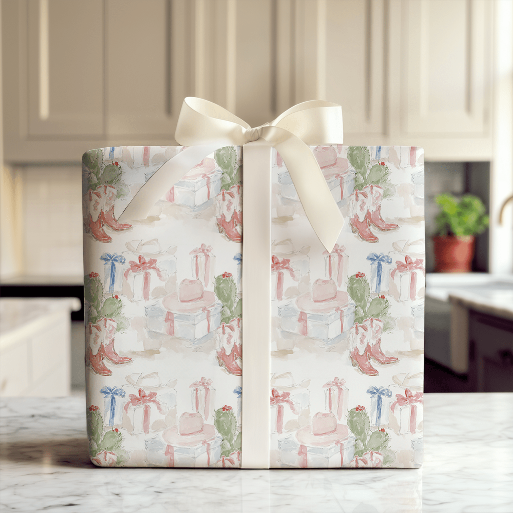 Cowgirl Christmas - Wrapping Paper - Aspen & Arlo