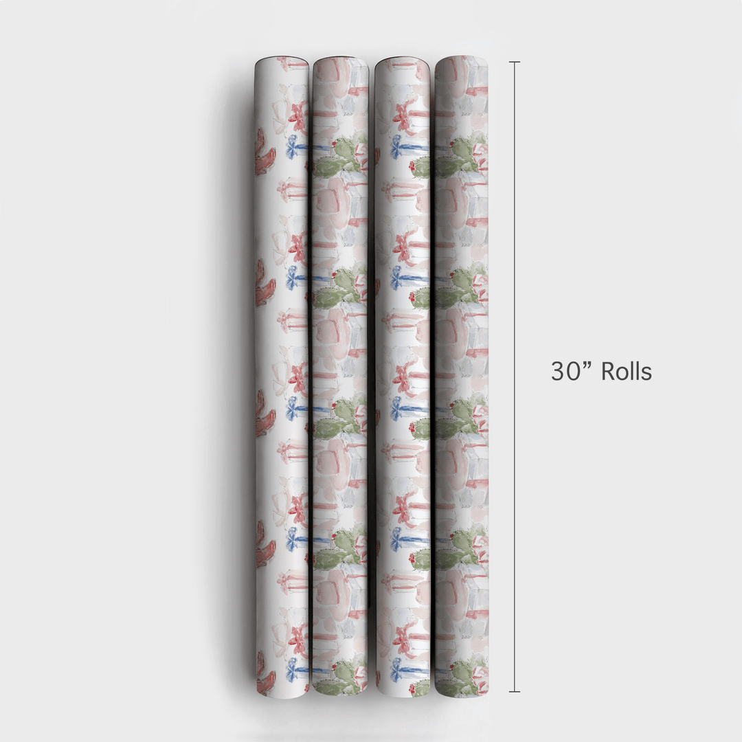 Cowgirl Christmas - Wrapping Paper - Aspen & Arlo
