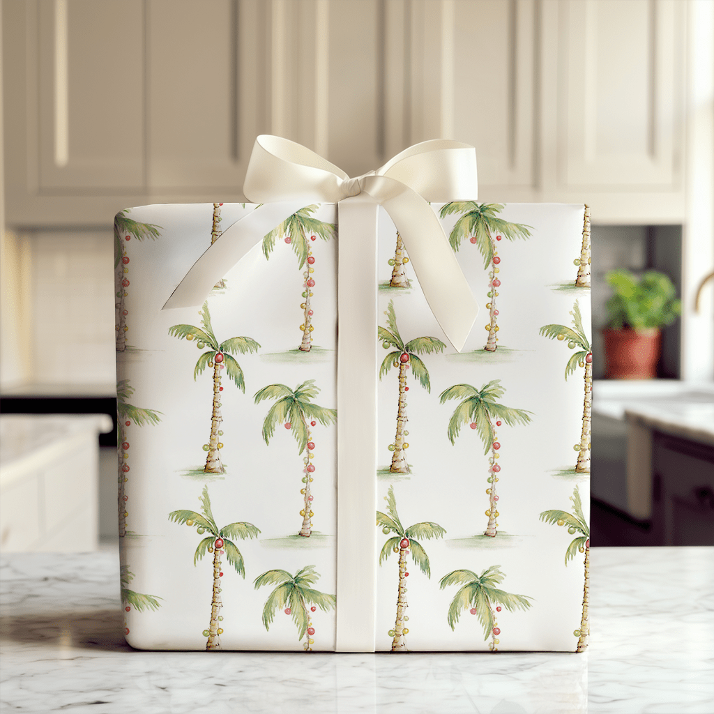 Light Palms - Wrapping Paper - Aspen & Arlo