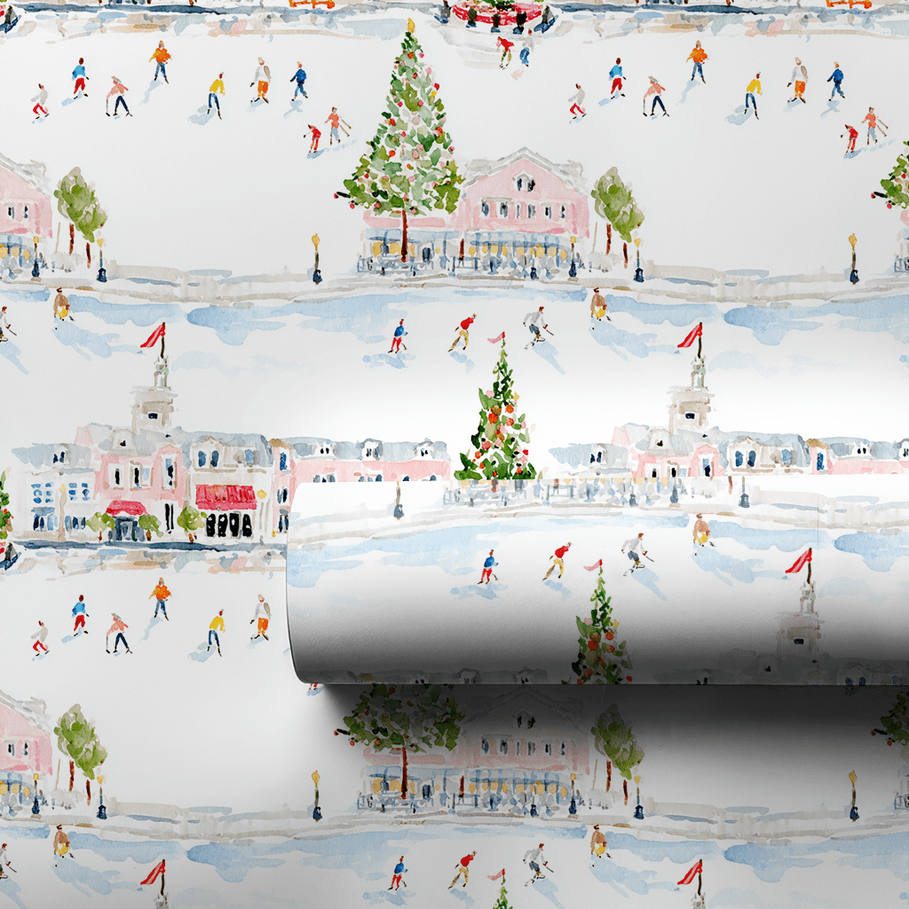 Frost and Figures - Wrapping Paper - Aspen & Arlo