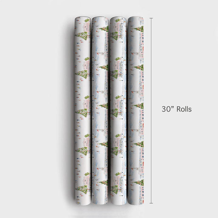 Frost and Figures - Wrapping Paper - Aspen & Arlo