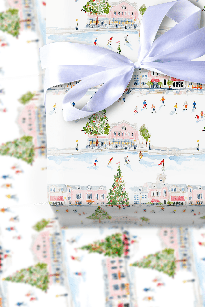 Frost and Figures - Wrapping Paper - Aspen & Arlo