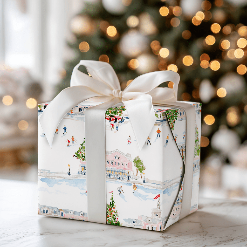 Frost and Figures - Wrapping Paper - Aspen & Arlo