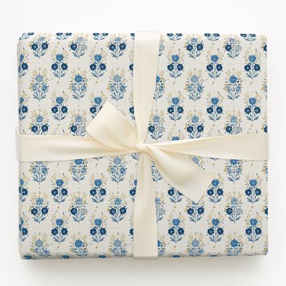 Hanukkah Florals - Wrapping Paper - Aspen & Arlo
