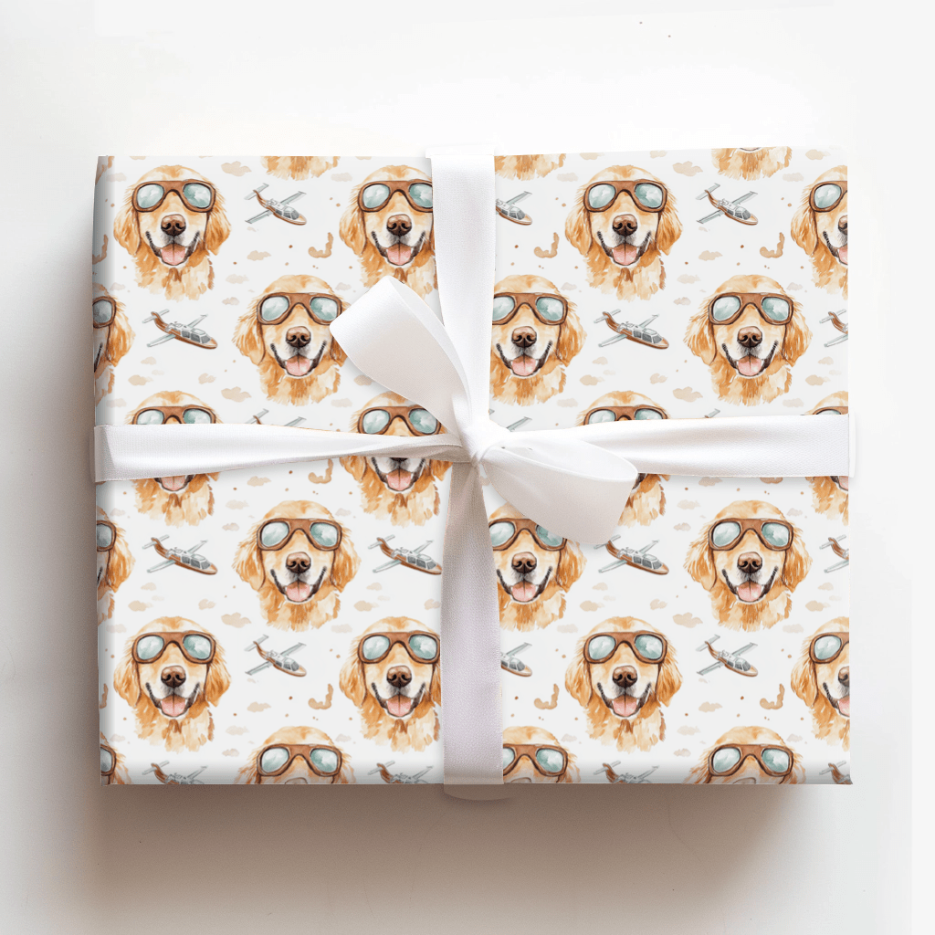 Top Retriever - Wrapping Paper - Aspen & Arlo