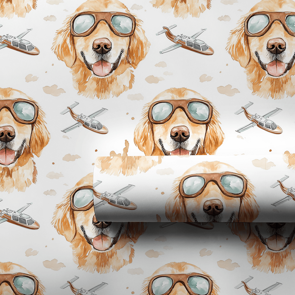 Top Retriever - Wrapping Paper - Aspen & Arlo