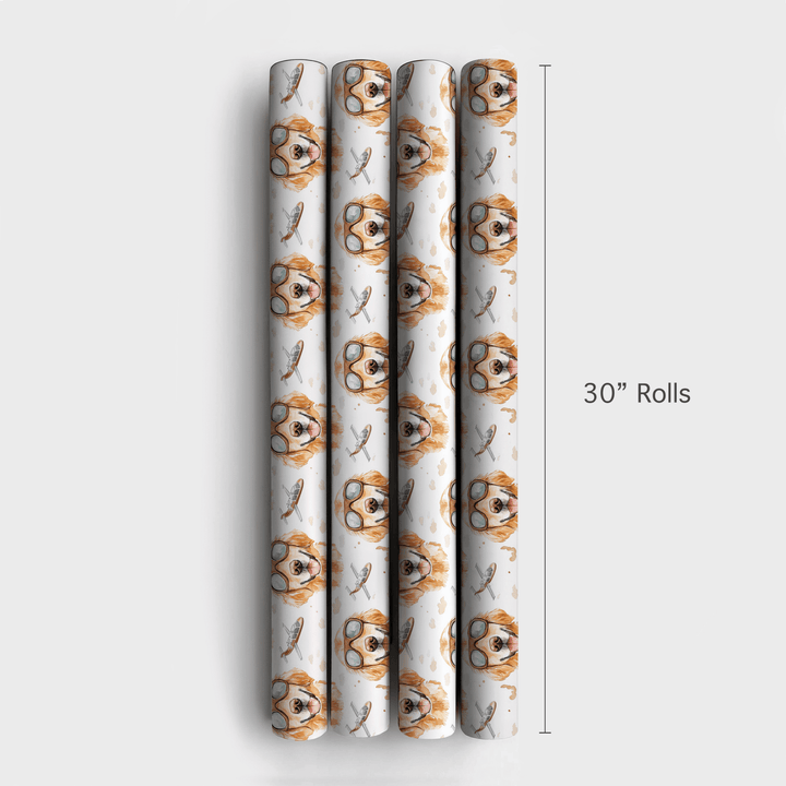 Top Retriever - Wrapping Paper - Aspen & Arlo