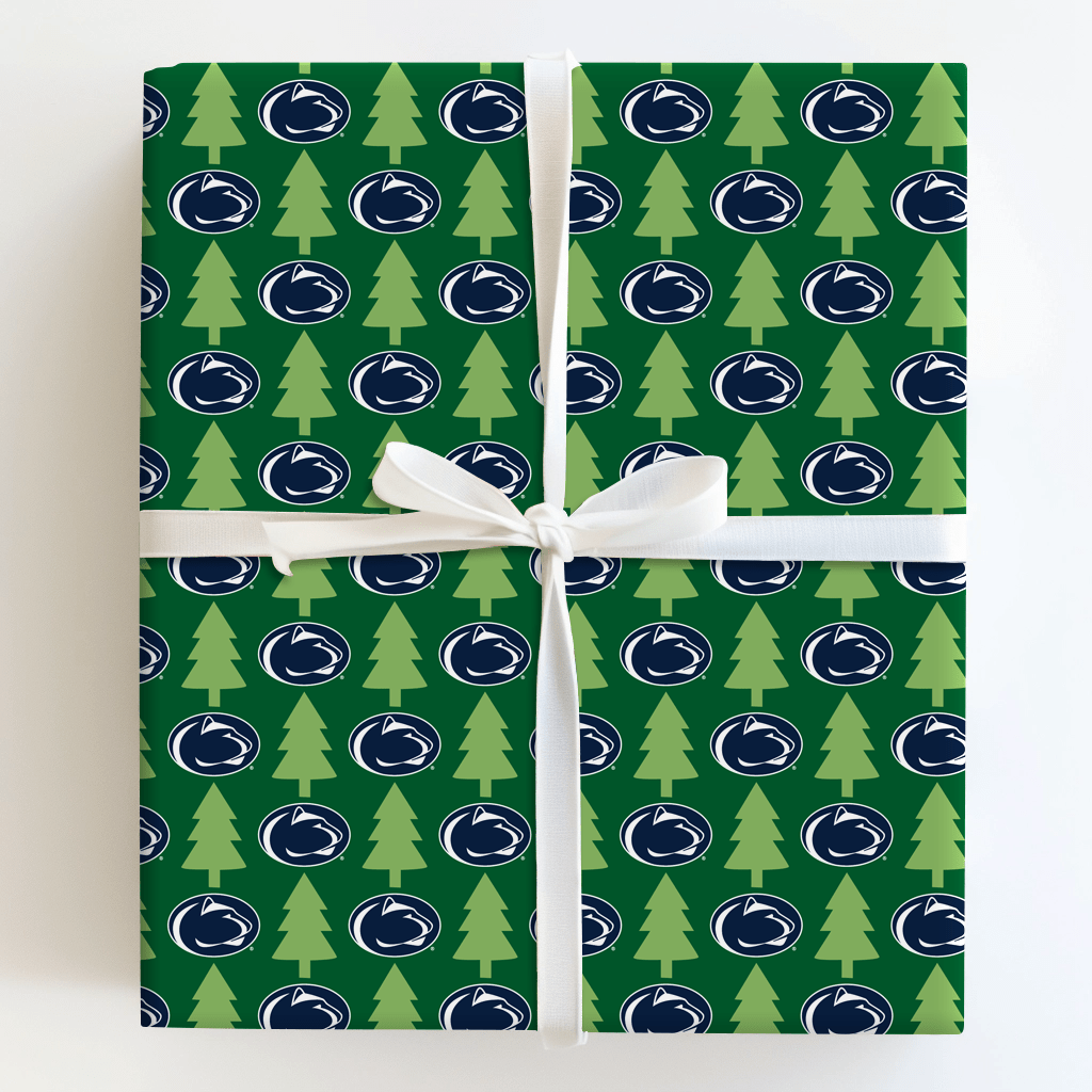 Lion Holiday Pines - Wrapping Paper - Aspen & Arlo