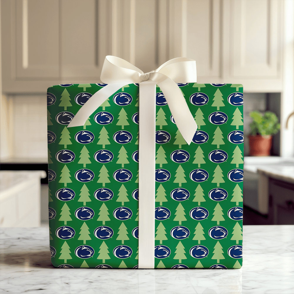 Lion Holiday Pines - Wrapping Paper - Aspen & Arlo