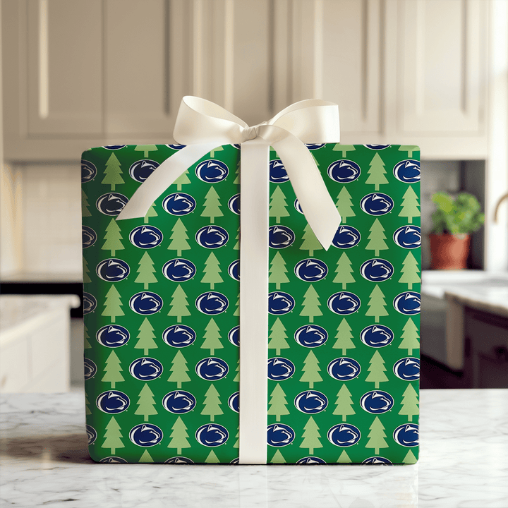 Lion Holiday Pines - Wrapping Paper - Aspen & Arlo
