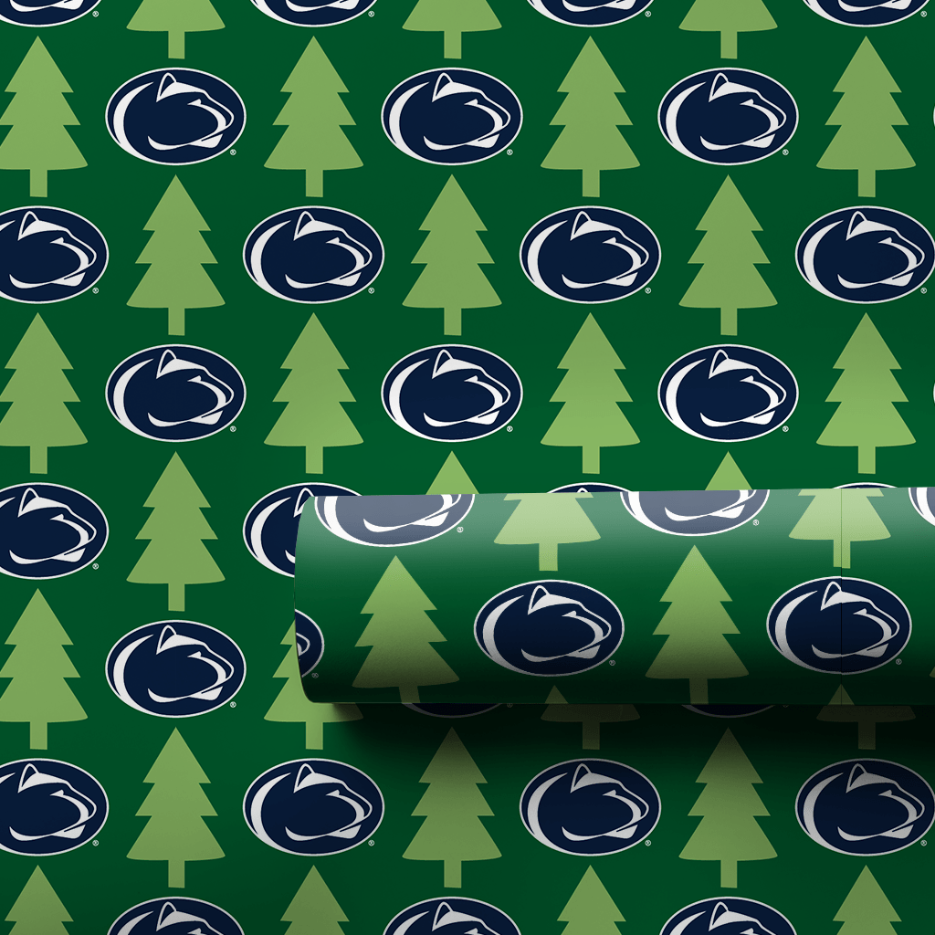 Lion Holiday Pines - Wrapping Paper - Aspen & Arlo