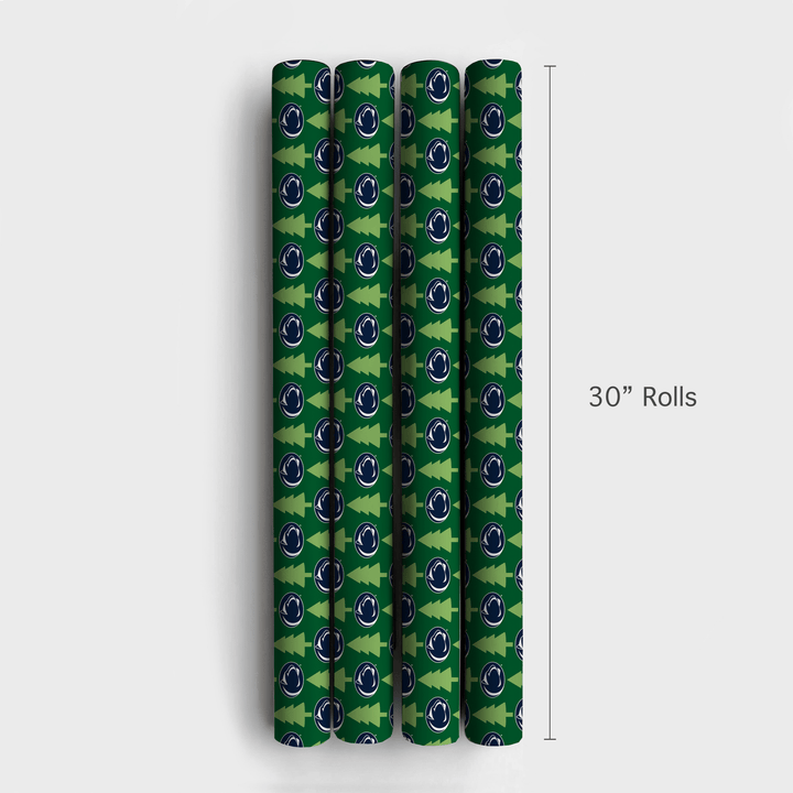 Lion Holiday Pines - Wrapping Paper - Aspen & Arlo