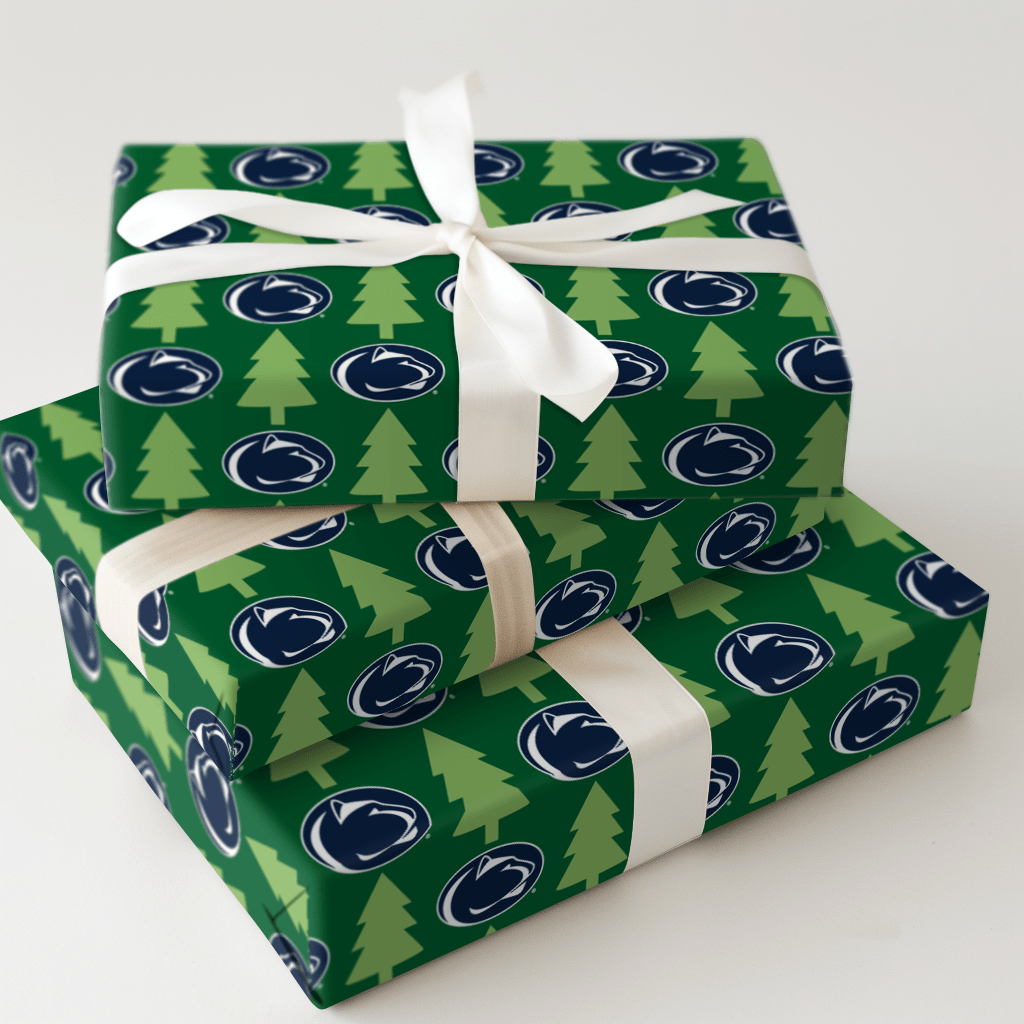 Lion Holiday Pines - Wrapping Paper - Aspen & Arlo