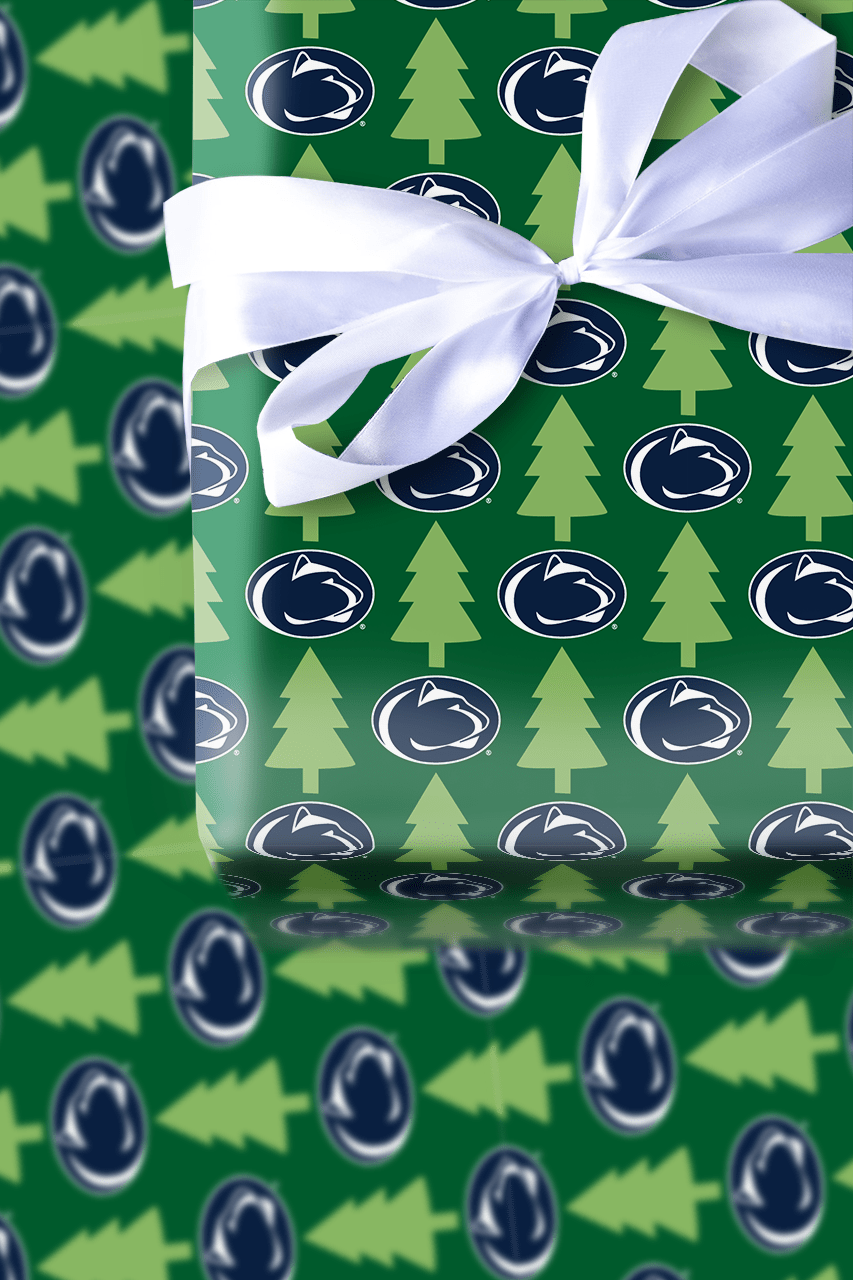 Lion Holiday Pines - Wrapping Paper - Aspen & Arlo