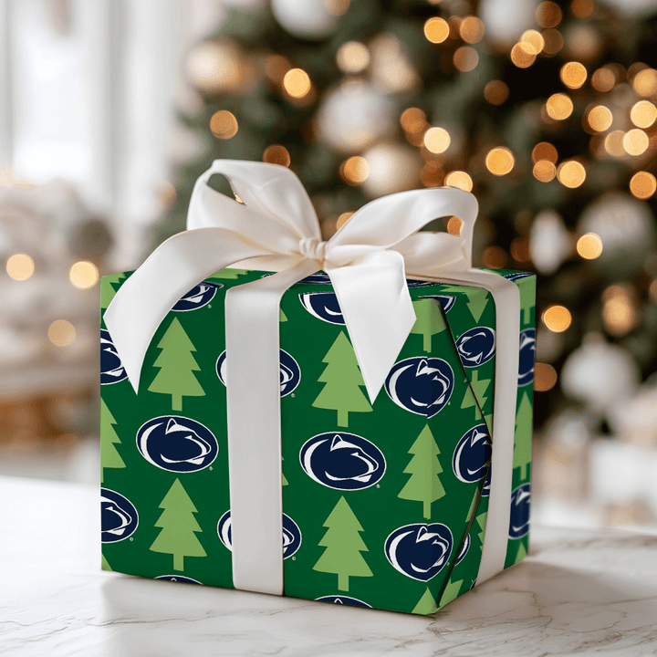 Lion Holiday Pines - Wrapping Paper - Aspen & Arlo