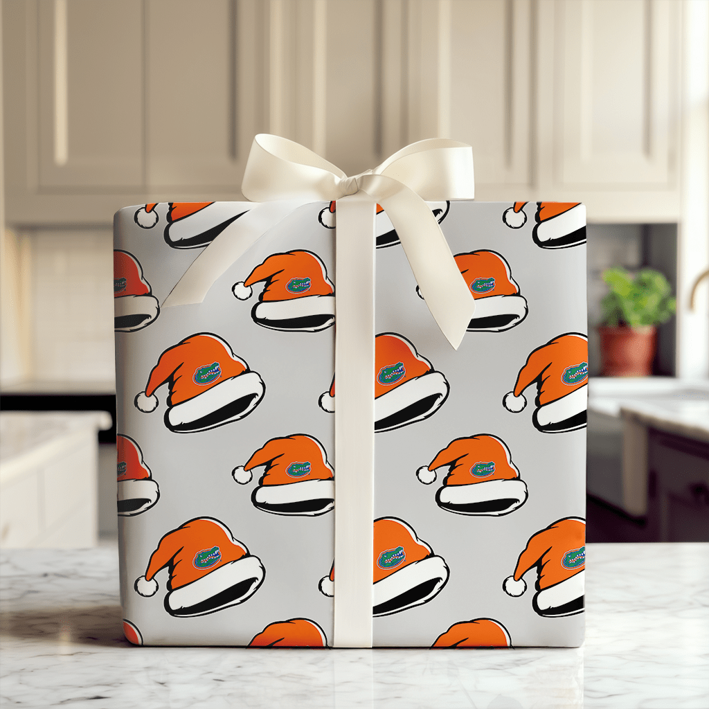 Gator Claus Hat - Wrapping Paper - Aspen & Arlo