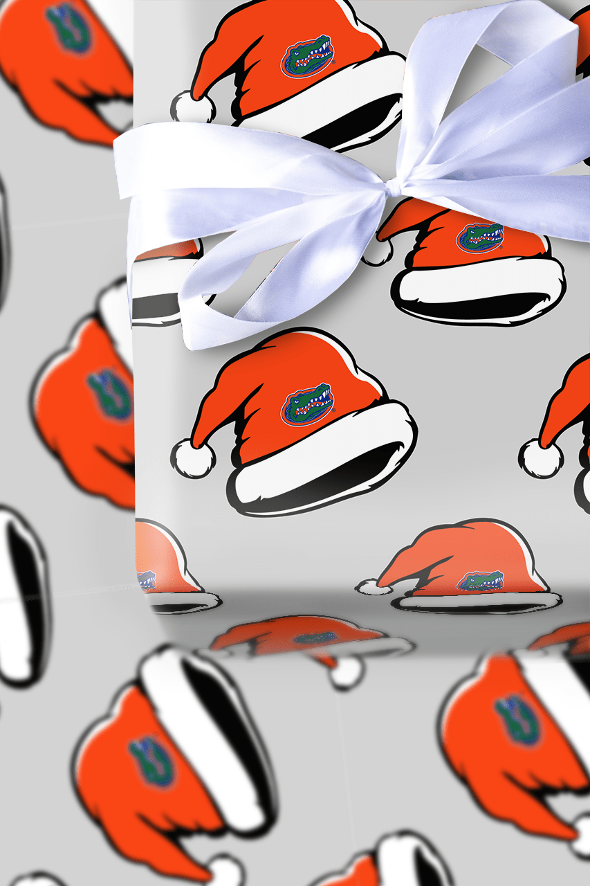 Gator Claus Hat - Wrapping Paper - Aspen & Arlo