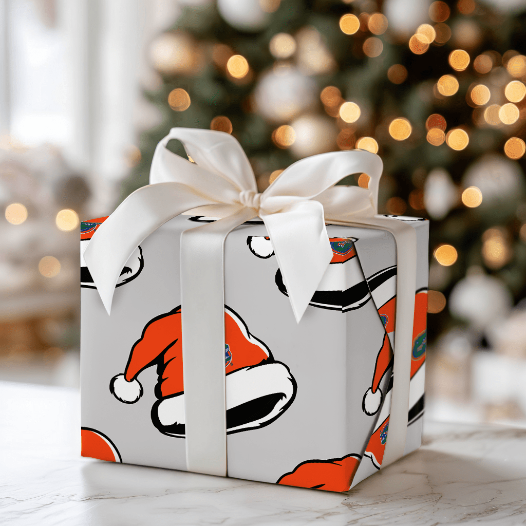 Gator Claus Hat - Wrapping Paper - Aspen & Arlo