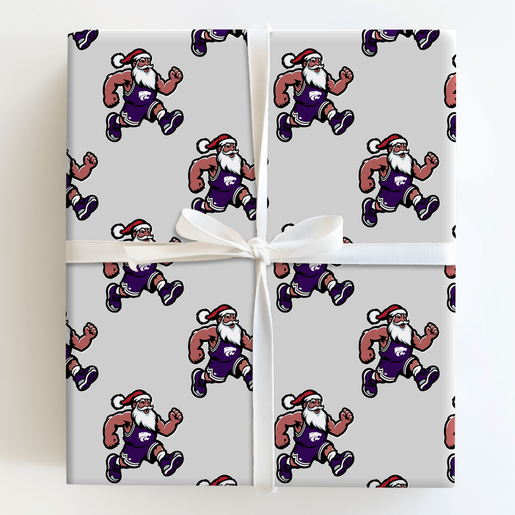 Deck the Court – K - State Style - Wrapping Paper - Aspen & Arlo