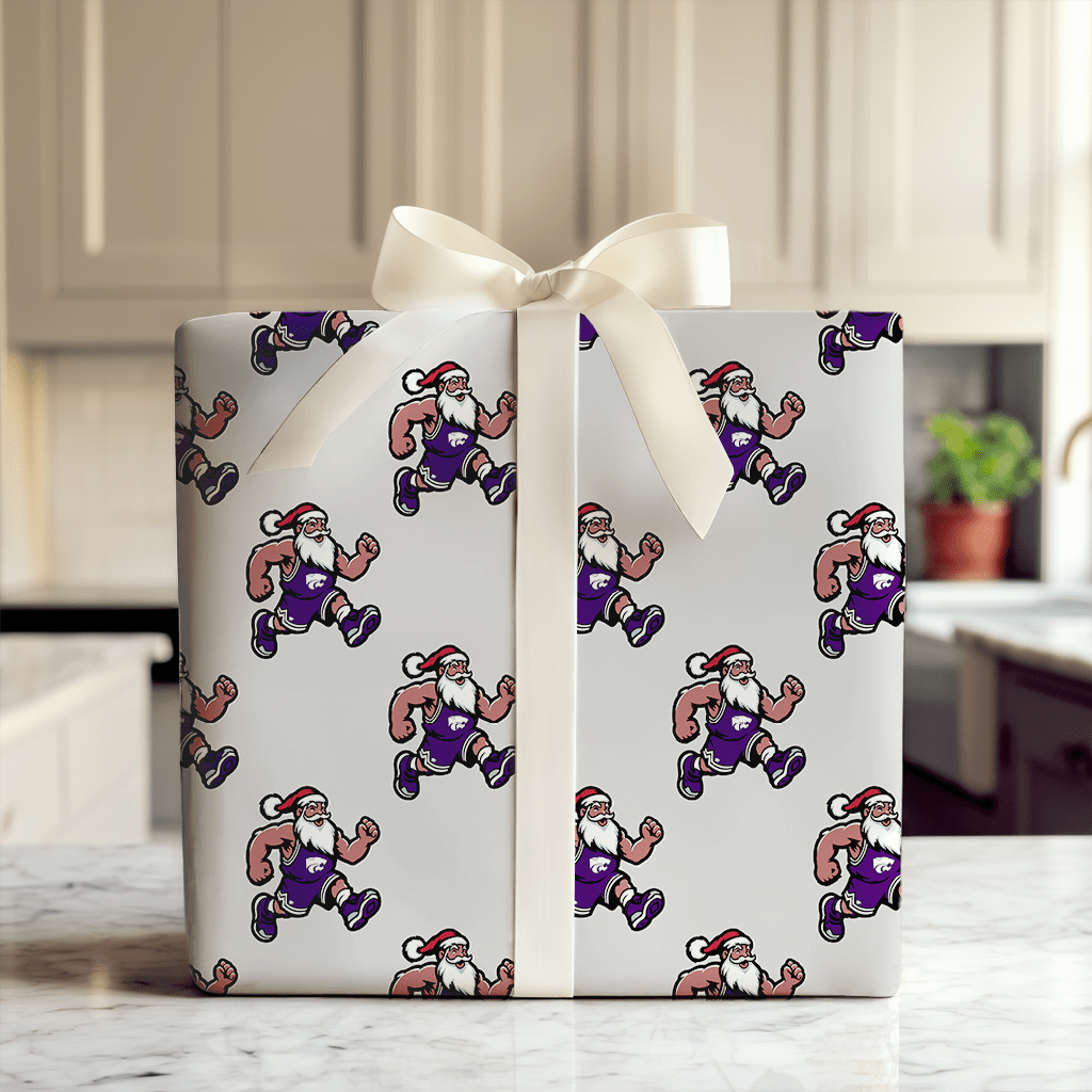 Deck the Court – K - State Style - Wrapping Paper - Aspen & Arlo
